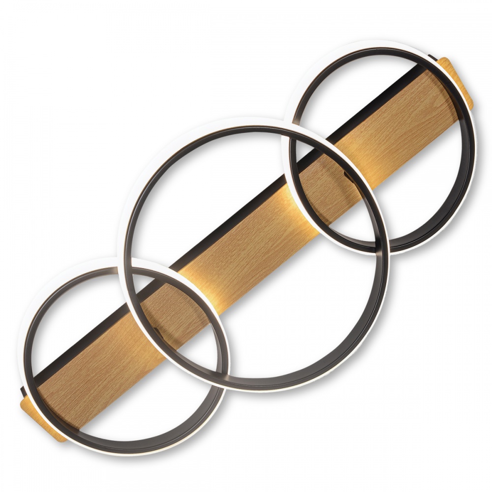 Люстра світлодіодна LIGHT SET OVES LED 3R 84 Вт чорний