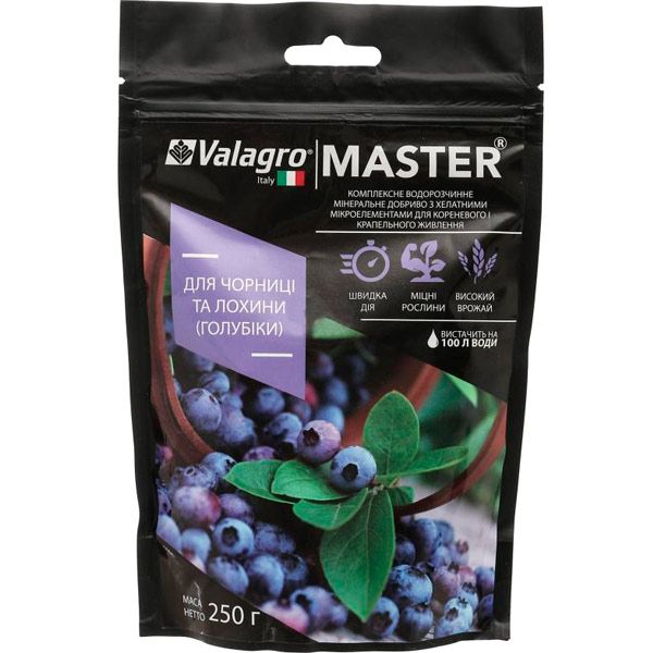 Добриво мінеральне Valagro Master для чорниці 250 г