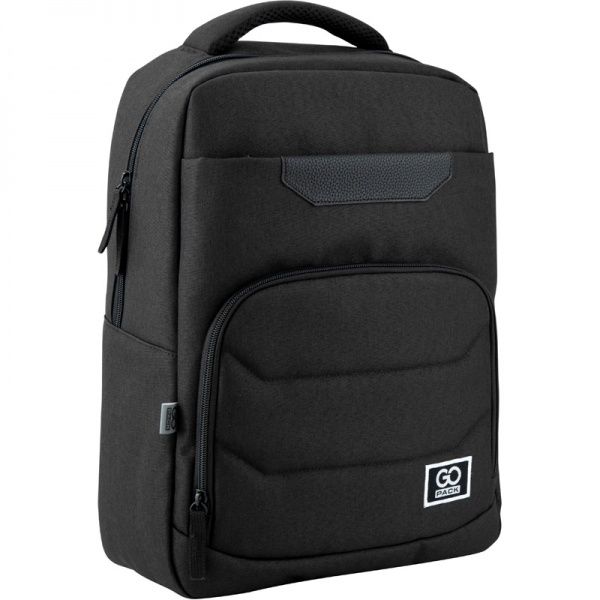 Рюкзак молодежный GoPack Сity 144-2 Black 44636