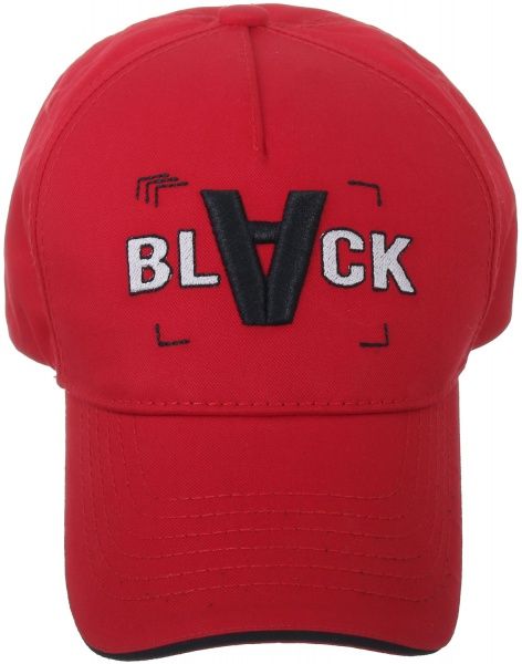 Бейсболка с вышивкой и надписью Black в ассортименте 57-60 см красный