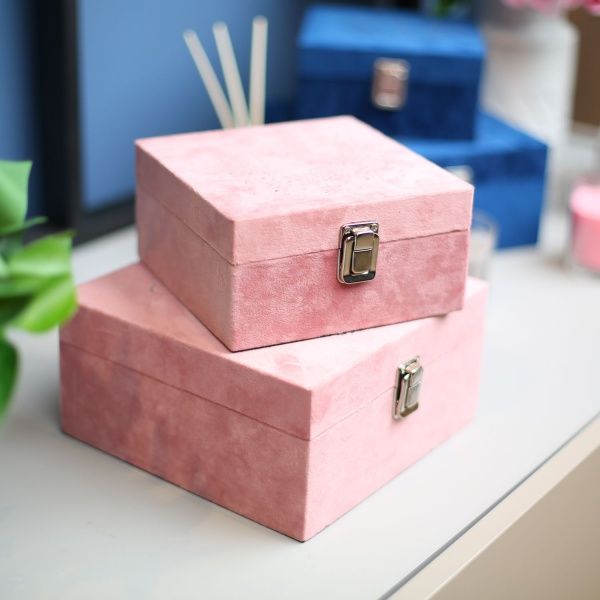 Скринька Ейфель пудровий 20x20x10