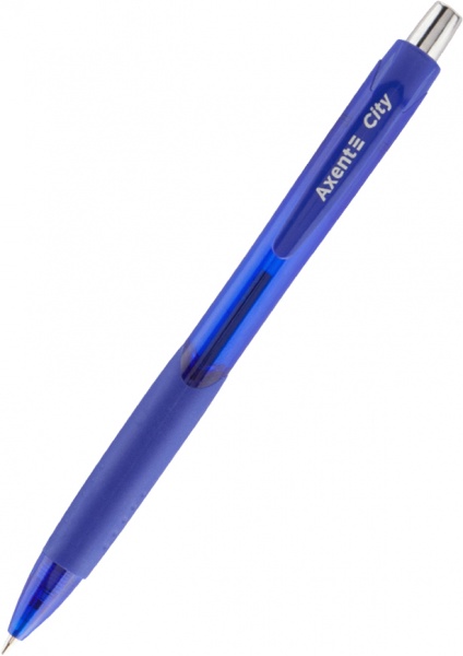 Ручка кулькова Axent автоматична City 0.7 мм синя (AB1082-02-A) 