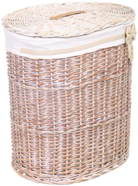 Корзина плетеная с текстилем Tony Bridge Basket детская 53x39x60 см HQ10-073-1 