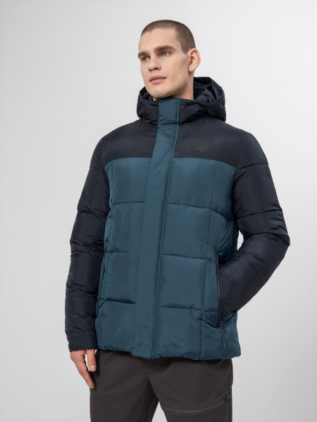Пуховик 4F JACKET KUMP009 H4Z22-KUMP009-31S р.S синьо-чорний