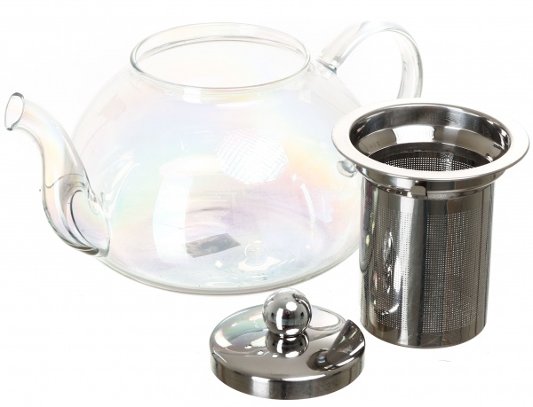 Чайник заварювальний Flora 1000 мл скло Flamberg