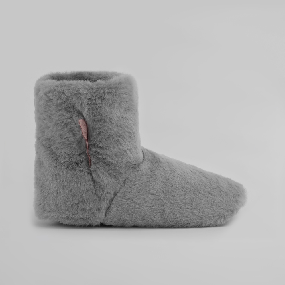 Капці домашні Twins хутрянi з крильцями р.40 сірий