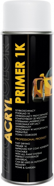 Ґрунт акриловий аерозольний білий DecoColor 500мл