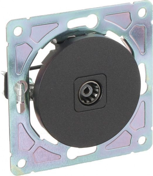 Механізм розетки TV HausMark Bela без кришки чорний SNG-SCP.RD20MG1TV-BK