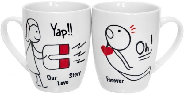 Набір чашок Магніт 360 мл 2 шт./уп. 21-279-025 Keramia