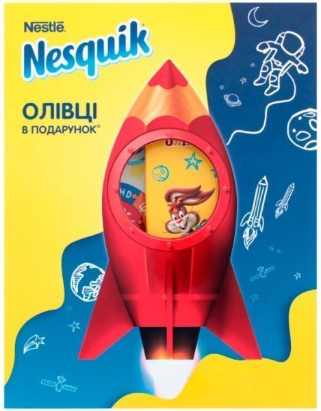 Какао Nesquik 380 г (+ В ПОДАРОК карандаши) 