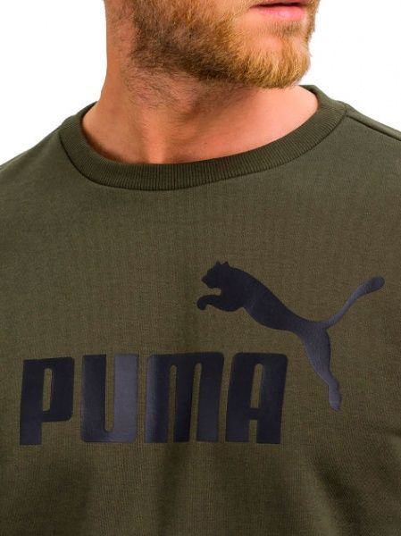 Джемпер Puma Essentials Fleece Sweat 85508215 р. M оливковый