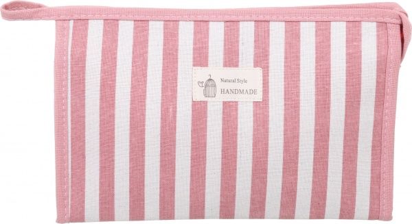 Косметичка Смужка Максі B5111 рожевий 