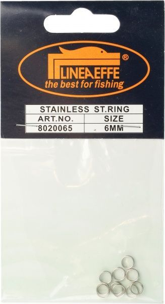 Кольцо заводное Lineaeffe 10 шт. 6 мм 8020065
