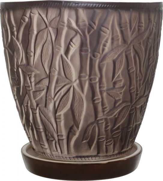 Горщик Бамбук 36 л коричневий 