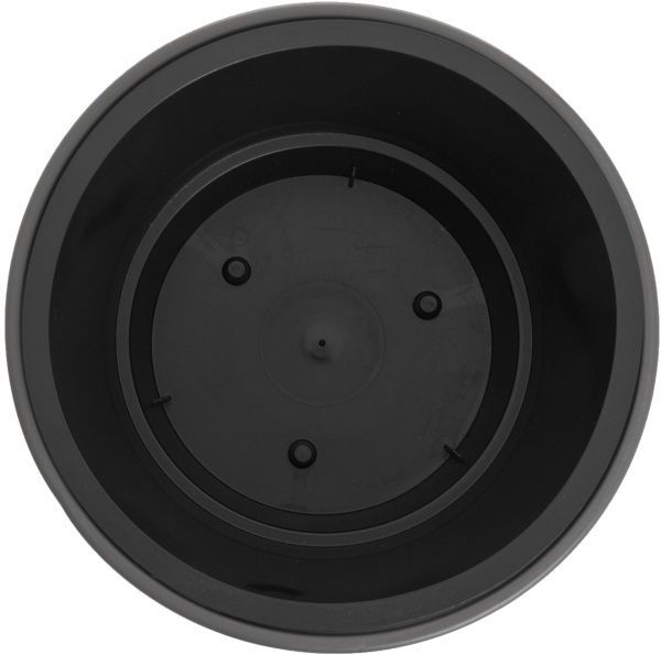 Горщик пластиковий Prosperplast Sand slim 2 в 1 круглий 22л сірий (79619-405) 