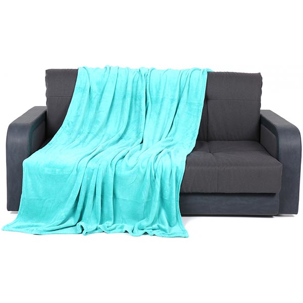 Плед мікрофібра Underprice Glory бірюза 160x200 см