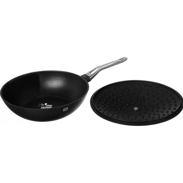 Сковорода WOK із кришкою Nature 28 см BSW1728 Flamberg Premium