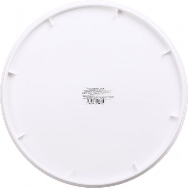 Крышка Poliplast для ведра 20 л прозрачный 