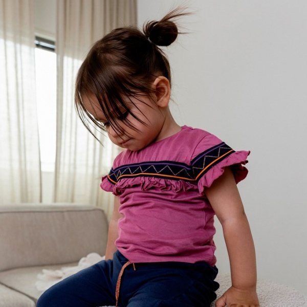 Штани для дівчаток Dirkje р.86 темно-синій T46450-35 