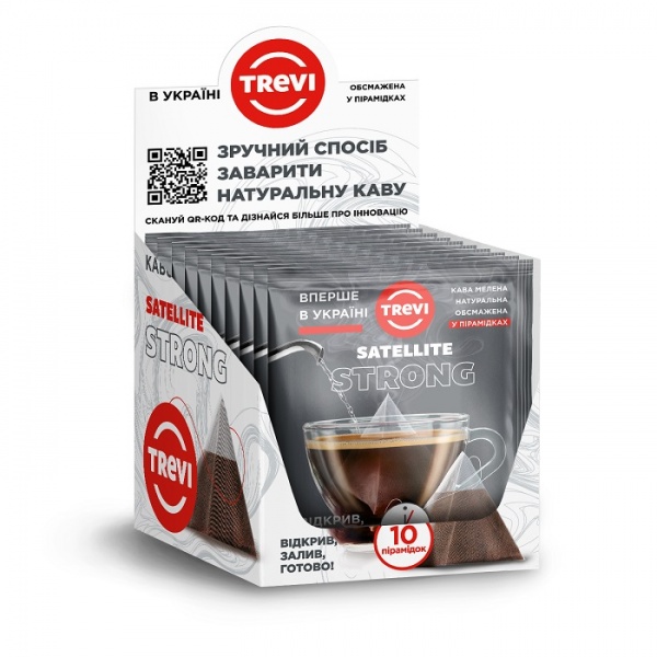 Кофе молотый Trevi в пирамидках Strong 10 г