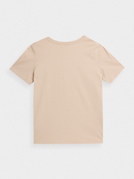 Футболка 4F TSHIRT F0902 4FAW23TTSHF0902-83S р.S бежевий