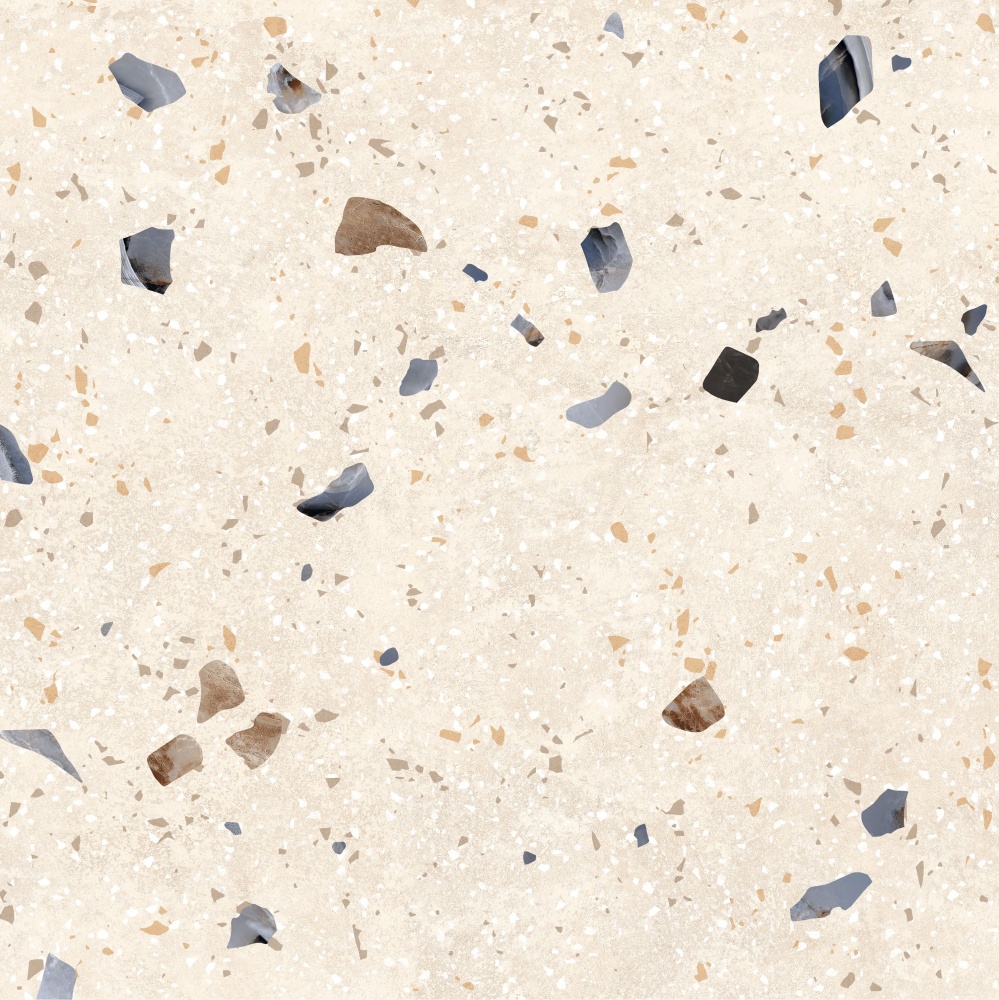 Плитка Allore Group Kompas Chips Ivory F P NR Mat 47x47 см