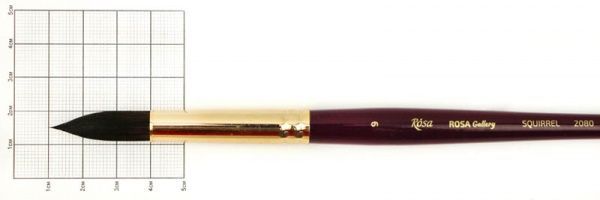 Кисть Белка круглая, 2080, № 9 ROSA Gallery 
