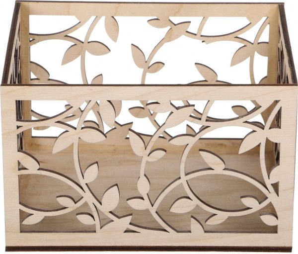 Кашпо декоративне Липове гілля 19*15*11,6 см