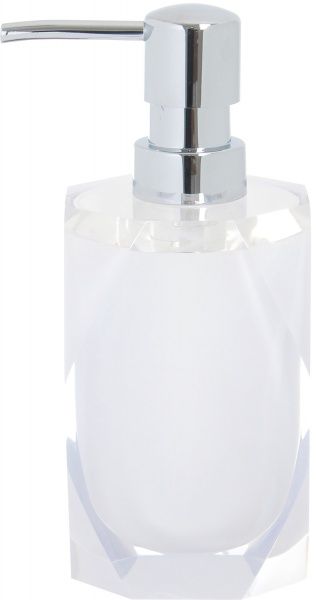 Дозатор для жидкого мыла Luna diamond белый 310 мл