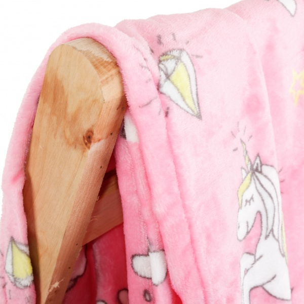 Плед Lotus Единороги 100x120 см розовый 21kf-05 