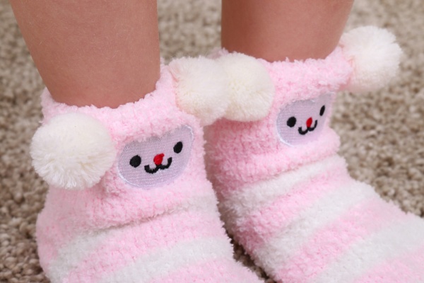 Носки для девочек Maxwin KIDS Страйп р.29-31 розовый с молочным 