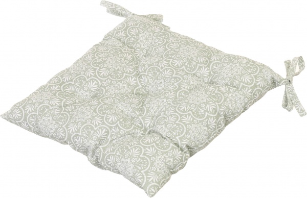 Подушка на стілець Агата Мереживо верде 40х40 см La Nuit