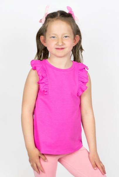 Майка для дівчаток Roksana CACTI р.92-98 рожевий №0083/16085 