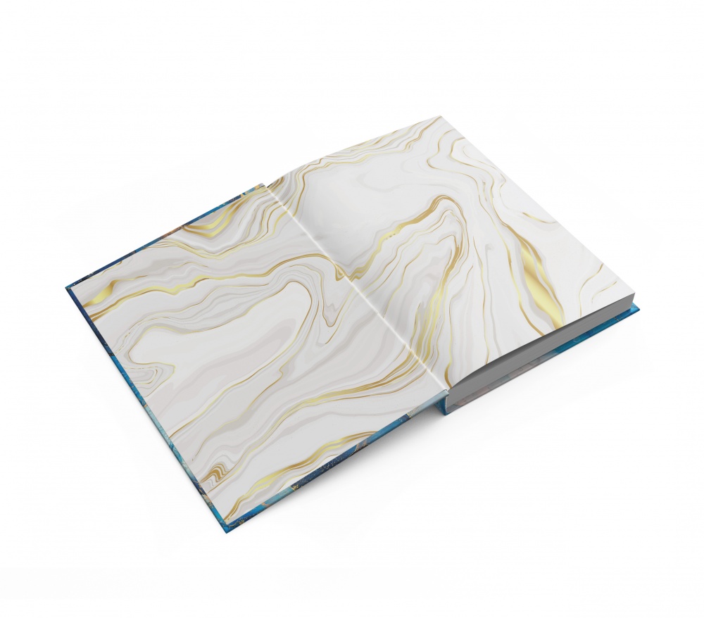 Блокнот Аркуш Prestige А5 192 лист. Мрамор