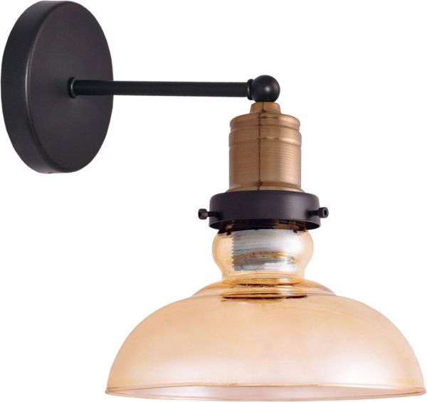 Бра Vesta Light Loft Glass 53381 1x60 Вт E27 амбре 