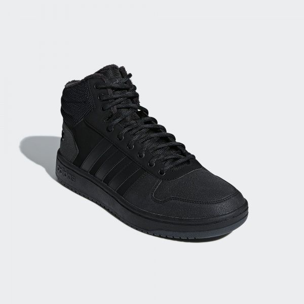 Ботинки Adidas HOOPS 2.0 MID B44621 р. 9 черный