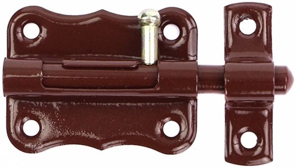 Засув №6 коричневий 90 мм