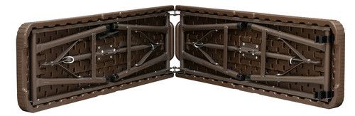 Лавка раскладная Time Eco ТЕ-1815 коричневая 1,83 м 