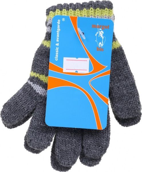 Варежки ДАЙС Toni р.11 темно-серый с зеленым 13830200 