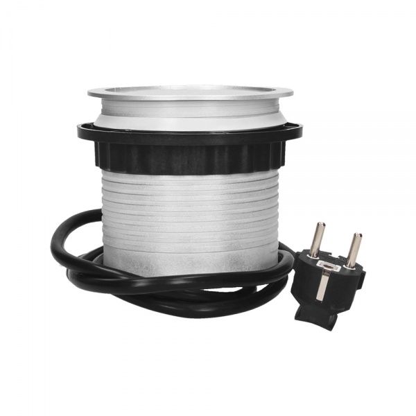 Розетка портативна меблева потрійна із заземленням ORNO із USB шуко алюміній OR-AE-1342(GS)