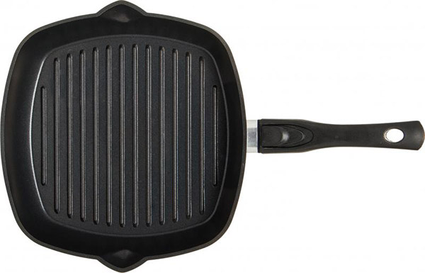 Сковорода-гриль с антипригарным покрытием съемая ручка 28 см 2814P Biol