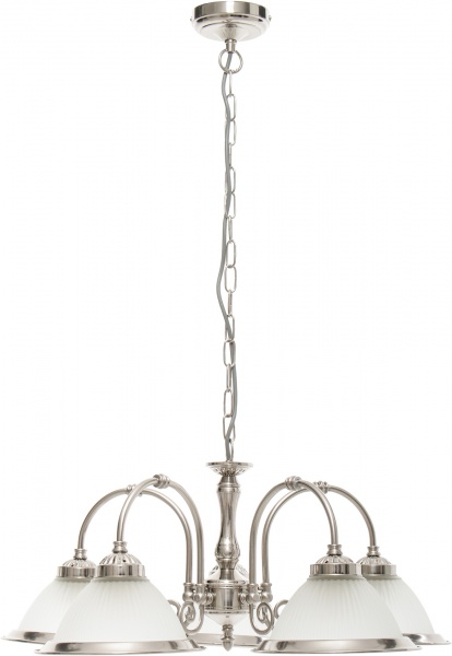 Люстра подвесная Arte Lamp American Diner 5xE27 матовое серебро A9366LM-5SS 