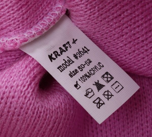 Шапочка дитяча для дівчинки Kraft+ 2641 р.50 бузковий 