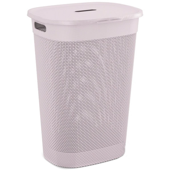 Корзина для белья KIS Filo 55 л пудровый 