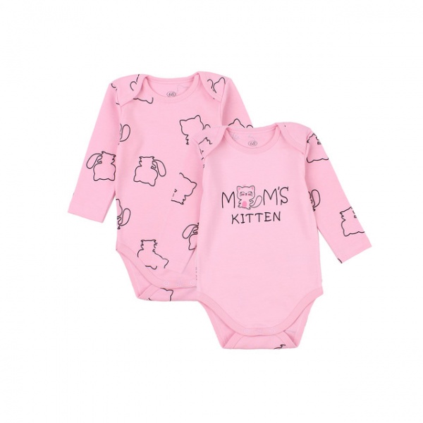 Комбинезон ясельный для девочки Фламинго р.74 розовый 449-015 