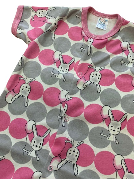 Песочник для девочки Моя планета Розовые зайцы р.68 Пс302-5 