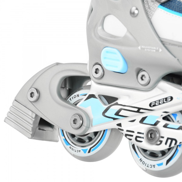 Роликові ковзани Action KIRE р. 37-40 блакитний