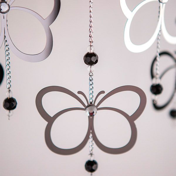 Бра Strotskis Papillon 2x40 Вт E14 хром/черный 287/2 