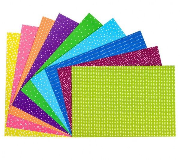 Картон цветной А4 цвет. 2-х сторонний, 9 л.