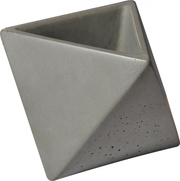 Кашпо декоративне Octos сірий бетон